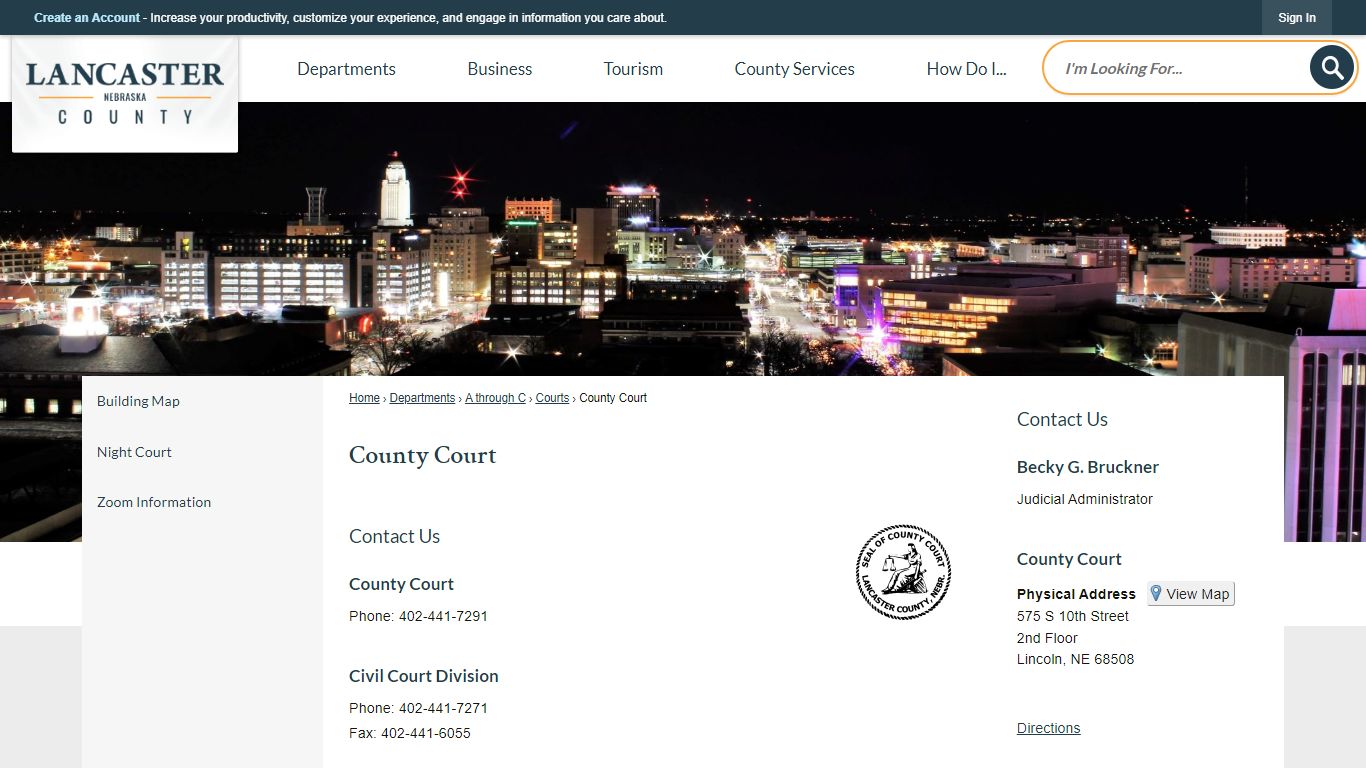 County Court | Lancaster County, NE